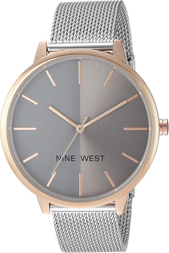 Nine West Women's Mesh Bracelet Watch, 40mm case diameter
