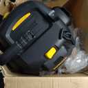 DEWALT 12 Gallon Poly Wet/Dry Vac, 5.5 HP Shop Vacuum Wet Vacuum Cleaner for Workshop, Jobsite, Commercial Area, Large Pick-Up Capacity, Yellow,DXV12P