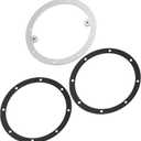 7 7/8" Drain Ring WGX1048B & Gaskets SPX1048D Compatible with Hayward(1Pcs Main Drain Securing Frame & 2Pcs Fiber Gaskets)