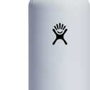 Hydro Flask Water Bottle - Insulated Stainless Steel - Non Spill, Leakproof in 21 Oz White