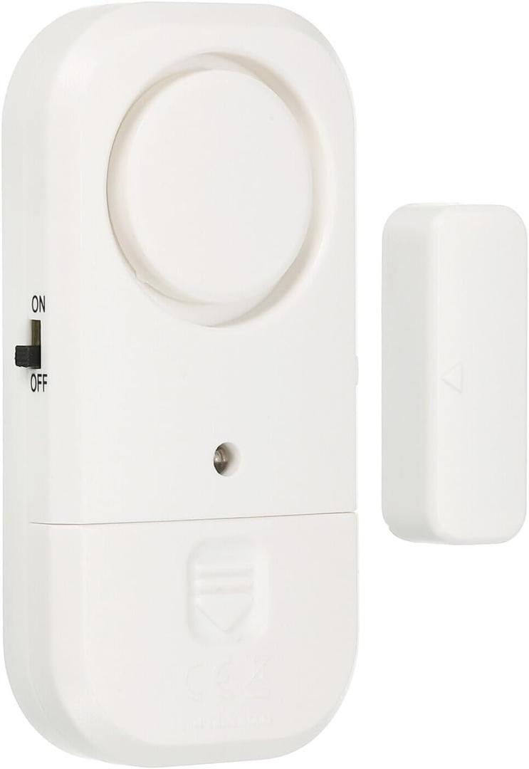Home and Garden Parts Door Alarm Sensor 125dB Door Window Open Alarm Sensor White #CN/251024/15495