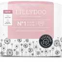 LILLYDOO - Hypoallergenic Baby Diapers, Size 1 (2-5 kg) 24 pieces Ultra Soft and Absorbent, Fragrance Free and Lotion for Sensitive Skin, Dermatologically Tested