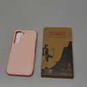 Designed for Samsung Galaxy S22 Case, [Military Drop Protection] [Dual Layer Structure Design] Heavy Duty Shockproof Non-Slip Phone Cover for Galaxy S22, Light Pink