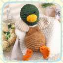 Baby Mallard Duck Cute Soft Plush Toy Huggable Handmade Stuffed Animal 13 Inches Green Fluffy Nursery Home Decor Baby Shower Birthday Gift for Newborn Infant Toddler Boys Girls