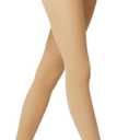 Fleece Lined Tights, Tights for Women Leggings, Opaque Thermal Pantyhose for winter, Thick Pantyhose Leggings (Beige)