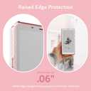 TUDIA SKN Clear Designed for Onyx Boox Palma Case 6.13" Back Cover, [Reinforced Corners] Shockproof Slim Anti-Yellowing Silicone Gel Transparent Back Lightweight Grip TPU Bumper for eReader (Pink)