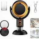PuffHide 2026 UpgradeSmoke Away Purifier Fan, Black & Gold Portable USB Rechargeable Tabletop Smoke Extractor, Adjustable Angle Filter for Indoor Smoking, Cooking, Office & Kitchen