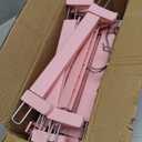 Skirt Hangers，Pants Hangers with Clips，360 ° Swivel Hooks Space Saving Hangersfor Pants, Skirts, Clothes, Jeans (30 Pack, Pink)