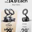 LISEN for Magsafe Car Mount, Magnetic Phone Holders for Your Car, Car Phone Holder Magnetic, Car Accessories for Women Men Ford Jeep Truck BMW, Gifts for iPhone 17 Pro Max 16 15 14 13 12