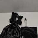 LitBear Heatless Curls Overnight, 2 Sizes of Soft Hair Rollers for Women with Bonnet to Sleep In, No Heat Hair Curlers Set with Scrunchies and Clips, for Long and Medium Hair (Black)