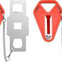 Travel Door Lock for Hotel Rooms Apartment Locks Home Security Defender Door Lock Latch Extra Door Locker from Inside Hotel Safety Door Locks for Travelers Portable Lock for Door Security (2 Pack)