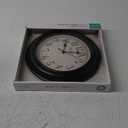 La Crosse Equity 20898 12 Inch Cora Quartz Analog Wall Clock Brown