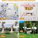 8.2FT Square Arch Backdrop Stand,Metal Gold Backdrop Stand Heavy Duty Adjustable,Extra 2 Clamps Change Over The Table Rod Stand,Wedding Balloon Arch Stand for Valentine Parties Decoration