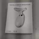 Facial Massager Red-Light-Therapy-for-Face and Neck, Face  culpting Wand with 7 Color (White)