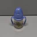 GROSMIMI Spill Proof no Spill Magic Sippy Cup with Straw with Handle for Baby and Toddlers, Customizable, PPSU, BPA Free 6 oz (Sky blue)