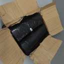 15 Gallon 120 Counts Strong Drawstring Trash Bags Garbage Bags by Teivio, Bathroom Trash Can Bin Liners, Plastic Bags for home office kitchen, Black