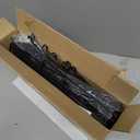 Pots and Pans Organizer Under Cabinet, 21.6" Deep Pull Out Pot Lid Organizer Holder with Guardrail Adhesive Pot and Pan Holder Rack with 10 Adjustable Dividers-1 Pack(Black)