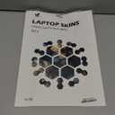 ArtSo Laptop Skin Sticker Decal,16.5 17 17.3inch Laptop Netbook PC Notebook Universal Vinyl Reusable Skin Sticker Cover Personalized Art Case Protector, Golden Flower