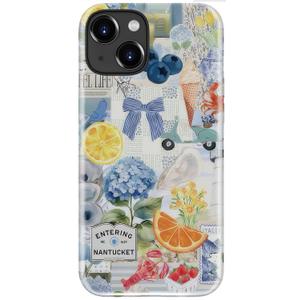 LUMARKE for iPhone 15 Case,Trendy Flower Cover,Wireless Charging