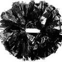 Hooshing 2PCS Cheerleading Pom Poms with Baton Handle for Team Spirit Sports Dance Cheering Kids Adults
