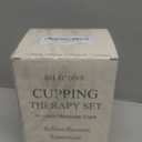 ELERA Silicone Cupping Therapy L Size Sets, Professionally Chinese Massage Cups Tools, Silicone Cup for Joint Pain Relief, Massage Body (L*2 Cups)