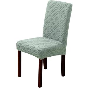 Detachable Telescopic Dining Chair Cover, Kitchen Washable Seat Protector (Chair Cover Only)
