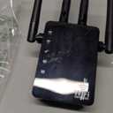 WiFi Extender Signal Booster for Home, WiFi Extender, Long Range up to 12880 Sq Ft and 105 Devices, Internet Extender WiFi Booster, WiFi Repeater with Ethernet Port, Signal Booster(Black)