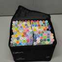 Caliart 121 Colors Alcohol Based Markers, Dual Tip Art Marker Set Chisel & Fine, Permanent Colored Pens for Adults Coloring Book Artists Sketch Illustration Drawing Supplies Gifts