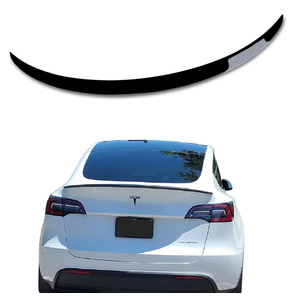 2020-2024 Glossy Black Rear Spoiler Wing fit for Tesla Model Y Trunk Lid Long Range Performance 2021 2022 2023