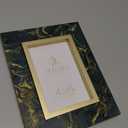 Malden Agate Green Gold 4" X 6" Photo Frame