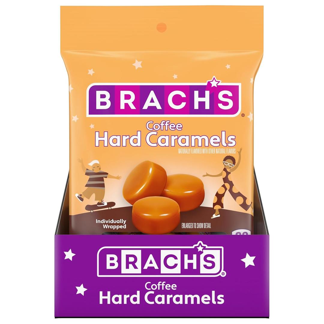 Brach's Nips Coffee Flavored Hard Candy, Individually Wrapped Candy, 3.25 Ounce Bags (Pack of 12) BBD: 07-03-2027