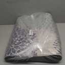 Anti Fatigue Kitchen Mat 2PCS,Boho Dahlia Floral Kitchen Rugs Non Slip Rubber Backing,Waterproof Farmhouse Kitchen Mat for Floor,Cushioned Standing Mat for Office,Laundry,Sink,Desk,Multi Cyan (17.3" x 47 "+ 17.3" x 29 "--0.47 inches, Bluish Blue)