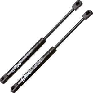 BOXI 2pcs Gas Charged Universal Lift Supports Struts Shocks Springs Dampers Extended Length 17.13 inches, Compressed Length 10.43 inches, 34 lbs Force, 10mm Ball Sockets 6906