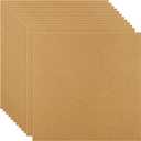 24 Pack 12 x12 MDF Boards - 1/8 Thick Boards for Crafts, Medium Density Fiberboard Unfinished Wood Art Boards Blank Wooden Blocks Chipboard Panels for DIY Crafts, Painting, Engraving