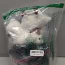 6 Pcs Goat Stuffed Animals 6 Inch Big Ear Stuffed Goat Animal Plush Toy Gift for Baby Shower Boys Girls Nursery Bed Decoration Birthday Party Supplies(White, Black)