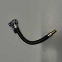 Tire Inflator Hose Adapter for Twist On Convert to Lock On Connection, with All Metal Lock On Air Chuck and Air Hose and Tire Schrader Valve Fine Thread