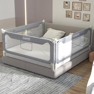 melafa365 Bed Rails for Toddlers(3 Pack), 2024 Upgrade Baby Bed Rail Guard Height Adjustable Specially Designed for Queen Size Bed(2 Sides 78.7" + 1 Side 59") (3 Side For Queen size bed)