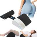 HOMBYS Adjustable BBL Pillow After Surgery with Strap, 2 PCS Set for Brazilian Butt Lift Recovery, Lumbar Support & Leg Wedge with Customizable Fit, Post-Op Must Haves for Sleeping, Pain Relief