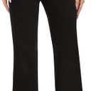 FLYING BANANA Women's High Waisted Wide Leg Baggy Stretch Denim Jeans (4, Black)