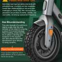 BANGTING 2PCS Upgrade 50/75-6.1 Scooter Off-road Solid Tires, 8.5x2 inches Tires Tubeless for Gotrax GXL V2/XR/APEX, 8 1/2 x2 Tire Replacement for Hiboy S2, Xiaomi 3 Lite/3/Pro 2/1s/M365