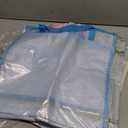 5 Pcs Sew Project Bags 16 x 16 Inch Quilting Craft Organizer Storage Bags with Handle and Pocket Jumbo Sew Quilting Mesh Bags for Quilters Knitting Stitching Crafter, 5 Colors(Morandi)