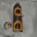 Taman Wind Chime - 28" Sunflower Metal Wind Bell Deep Tone Serenity Valentine's Day Gift Mobile Memorial Sympathy Gift for Home, Outdoor, Yard, Patio,Garden Decor