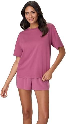 Hanes womens Originals Short Lounge, Comfywear Supersoft Boxy Sleep Shorts Loungewear Size Medium