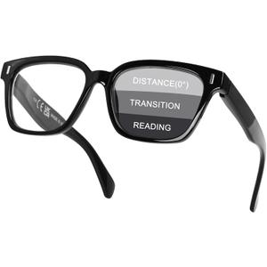 Progressive Multifocal Reading Glasses for Women Men, Anti Glare Blue Light Blocking Multifocus Computer Glasses