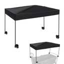 Universal model Wagon Canopy Cover Garden Push Awning Portable Outdoor Stroller Accessories Awning for Garden Wagon, Shopping, Camping (Suitable for Folded, Gathering Folded Wagon)17.3*30 inches