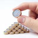 100 Pack Universal Active Carbon Filters  0.9" Flexible Cotton Refills for Silicone Mouthpieces  Triple-Layer Filtration for Smooth Airflow