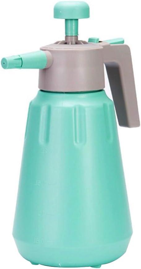 Garden Pump Sprayer, 68 oz/0.5 Gallon Hand Held Pressure Sprayer with Safety Valve Adjustable Nozzle, Large Capacity Bottle Water Weed Flower Plant Lawn Home Washing Spray 2L (Turquoise)