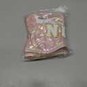 2 x Hiroyuki Iridescent Makeup Bag, 14 inches Cosmetic Bag, Large Capacity Travel Pouch (Skin, pink)