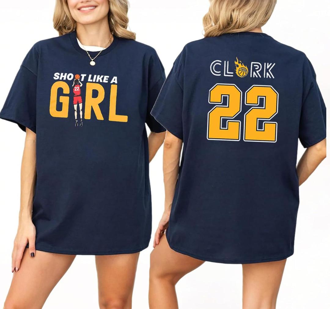 Women's Basketball 22 Shirt Retro Oversized Tee for Basketball Moms Players Fans Funny Sports Gift Top (Blue, XXL)