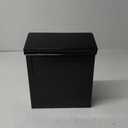 KYODOLED Convenient and Durable Wall Mount Mailbox for Outside, Easy Installation, Ample Storage Space to Accommodate Standard-Sized Letter, Magazine, Check, Black, Drop Box for Home or Apartment (Lock-free-black)